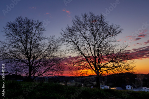 Early Spring Rural Sunrise, Tuscarawas County, Ohio