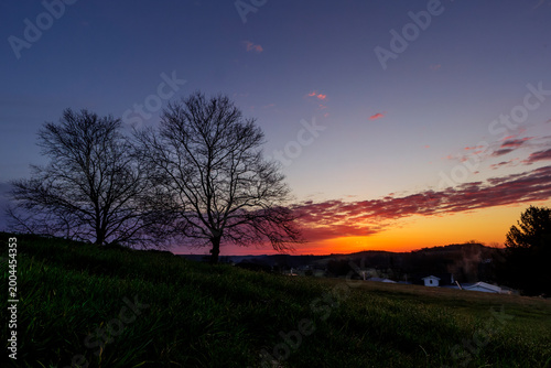 Early Spring Rural Sunrise, Tuscarawas County, Ohio