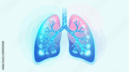 Hands holding lungs to symbolize care and emotional support.