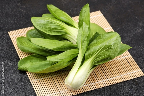 Принти на полотні Pak choi or bok choy or fresh Chinese cabbage with crisp green leaves and tender