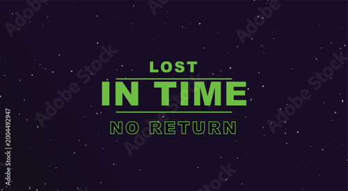 Obraz na plátne Sci-fi retro synthwave typography graphic