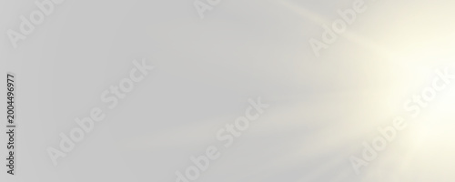 Bright sun rays with radiant golden streaks and soft haze. Gentle glow forms cheerful mood. Perfect design element for banners. png