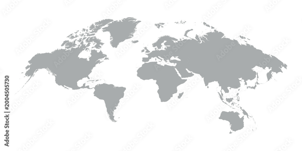 Obraz premium Illustration of a Colored map of world 