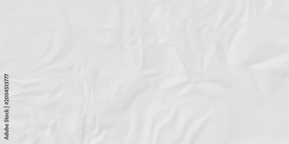 Obraz premium Crumple parchment white paper obsolete rumple craft design. wrinkle ripped cardboard crumple aged closeup recycled document grunge paper background.
