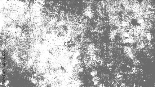 Bilde på lerret Vector Abstract distressed grunge texture with a gritty, weathered, and chaotic appearance, evoking a sense of decay and urban rawness
