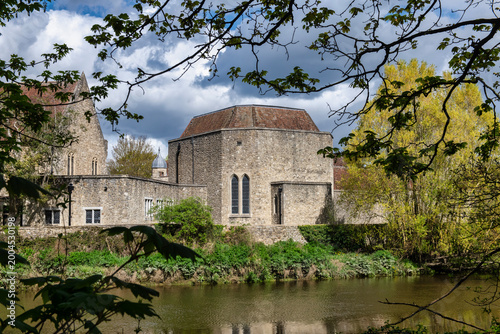 The Friars overlooking the river Medway in the beautiful village of Aylesford near Maidstone in Kent