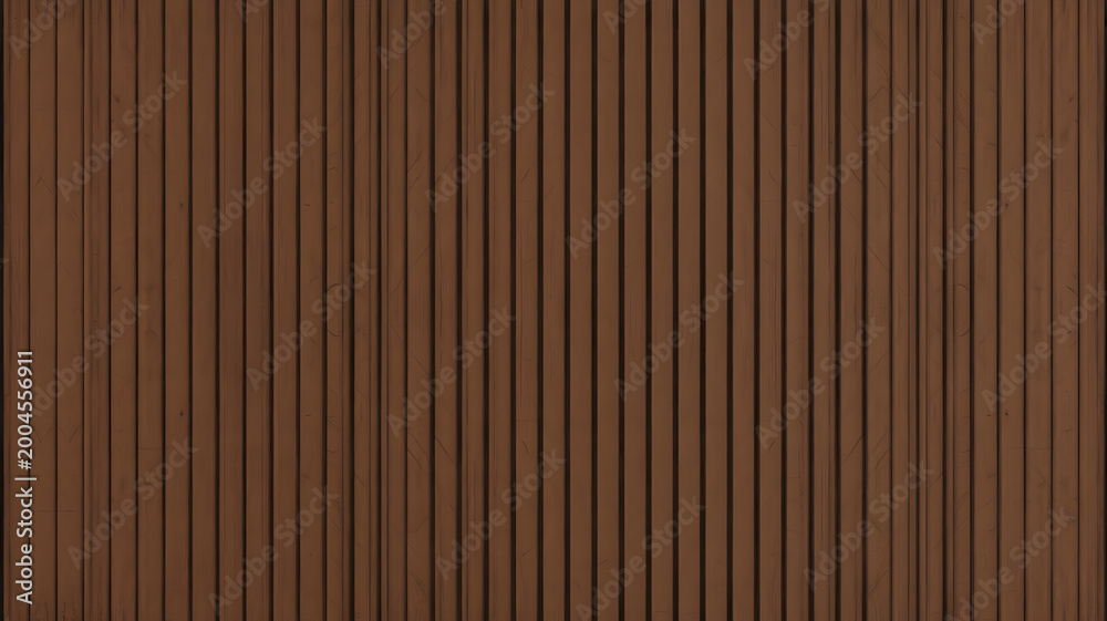 Obraz premium Vertical Wood Slat Texture with Natural Light and Shadow Play