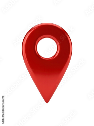 Free Download Red map pin icon with transparent background - GFXLoad