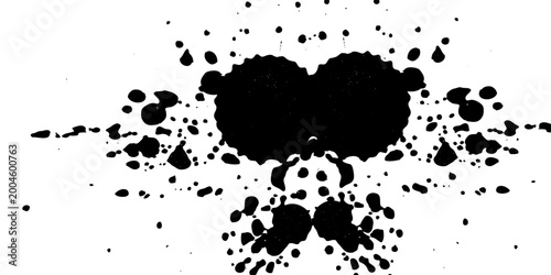 Fotografi black spot blotchy silhouette vector design element