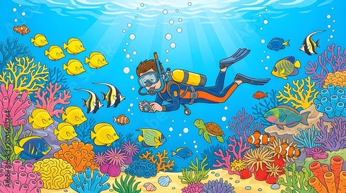A Scuba Diver’s Tropical Reef Discovery