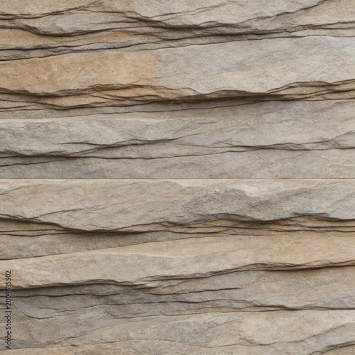 Layered rock formation