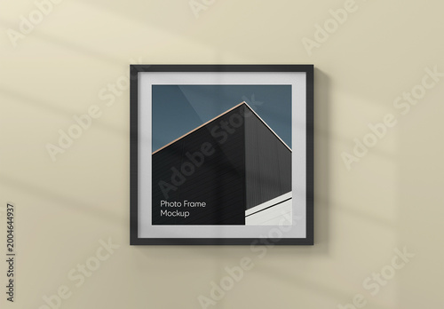 Square Photo Frame Mockup