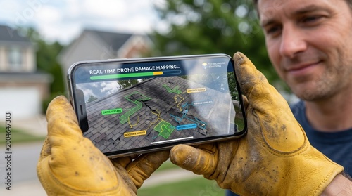 Assessing wildfire insurance coverage through real-time drone damage mapping residential areas digital content outdoor close-up technology insights