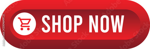 Shopping button with cart icon.