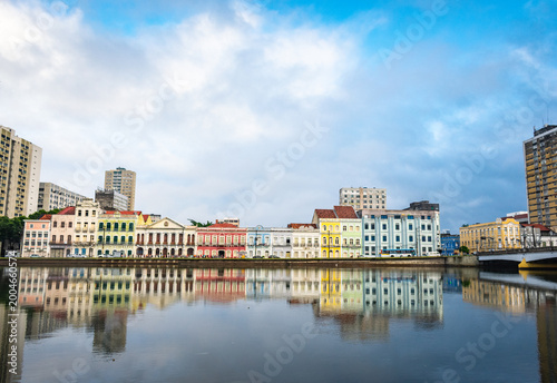 Tableau sur toile Vista Panorâmica da Rua da Aurora - Recife, Pernambuco, Brasil