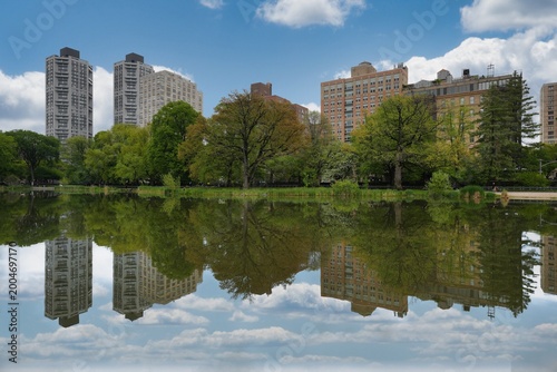 Photos Harlem Meer is a man-made lake at the northeast corner of New York City's Central Park