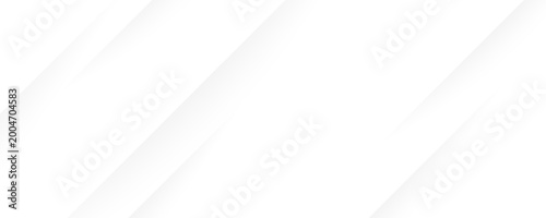 Fotografía Abstract White and Grey Background with Modern Geometric Diagonal Lines and Subt