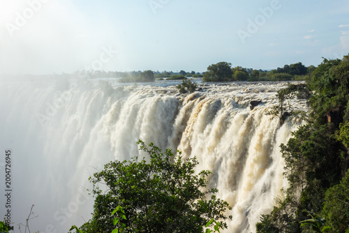 Victoria Falls During High Season of the Zambezi River