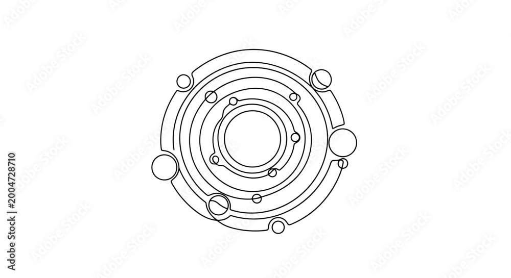 Fototapeta premium Intricate Circuit Pattern Design Illustrating Advanced Technology Elements for Modern Digital Devices