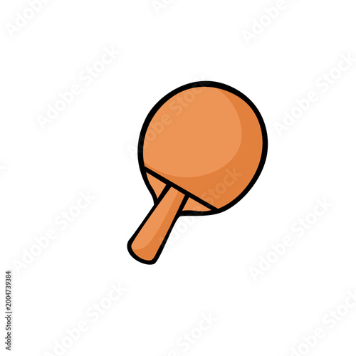 ping pong paddle illustration 