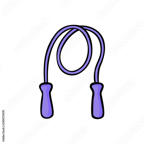 Jump rope illustration 