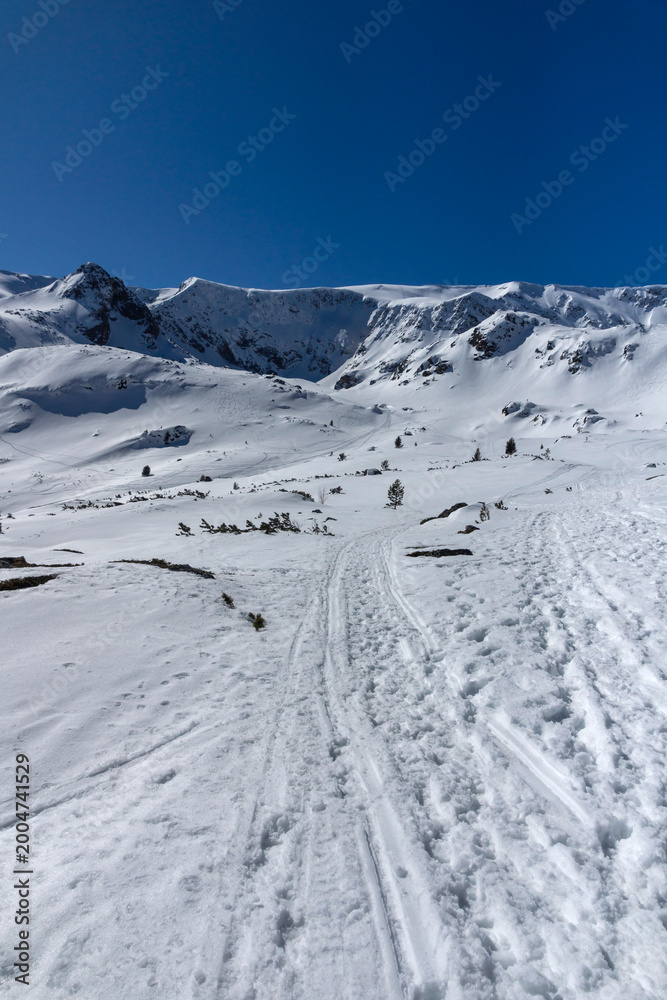 Obraz premium Rila Mountain near The Seven Rila Lakes, Bulgaria