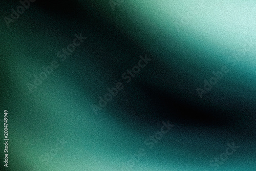 Deep teal and green grainy gradient with smooth curve