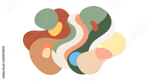 Colorful abstract shapes and forms 12.