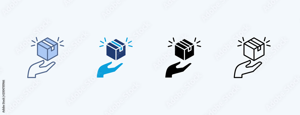 Fototapeta premium Product Management Multiple Icon Illustration Vector