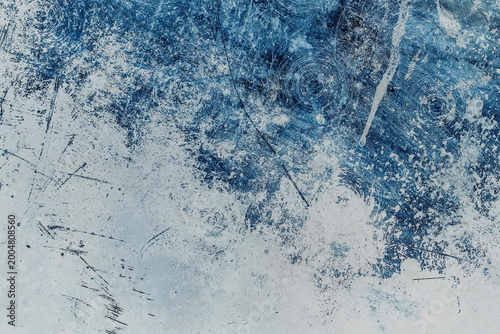 Blue old texture backdrop grunge pattern background abstract wall structure rough weathered worn messy obsolete