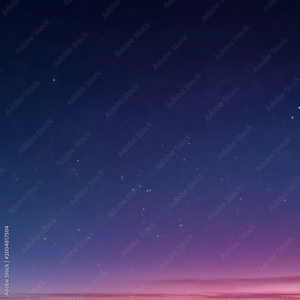 Obraz premium night sky with subtle stars and gradient, starry night sky with stars