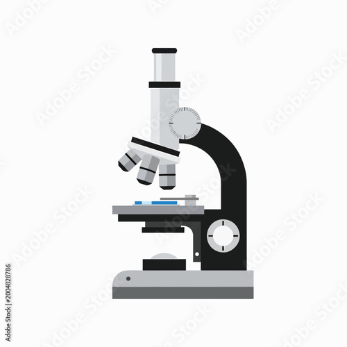 Microscope Laboratory Science Equipment Device.