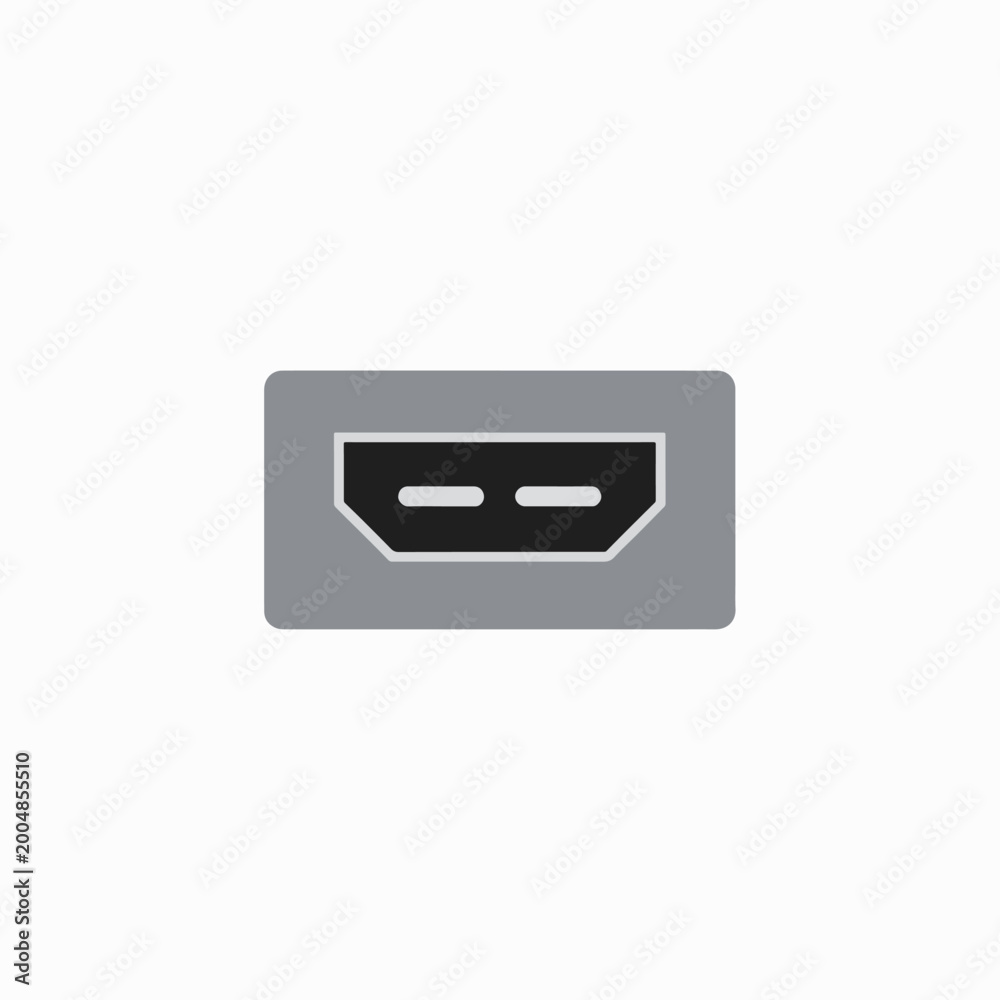 Fototapeta premium Usb port on a computer.