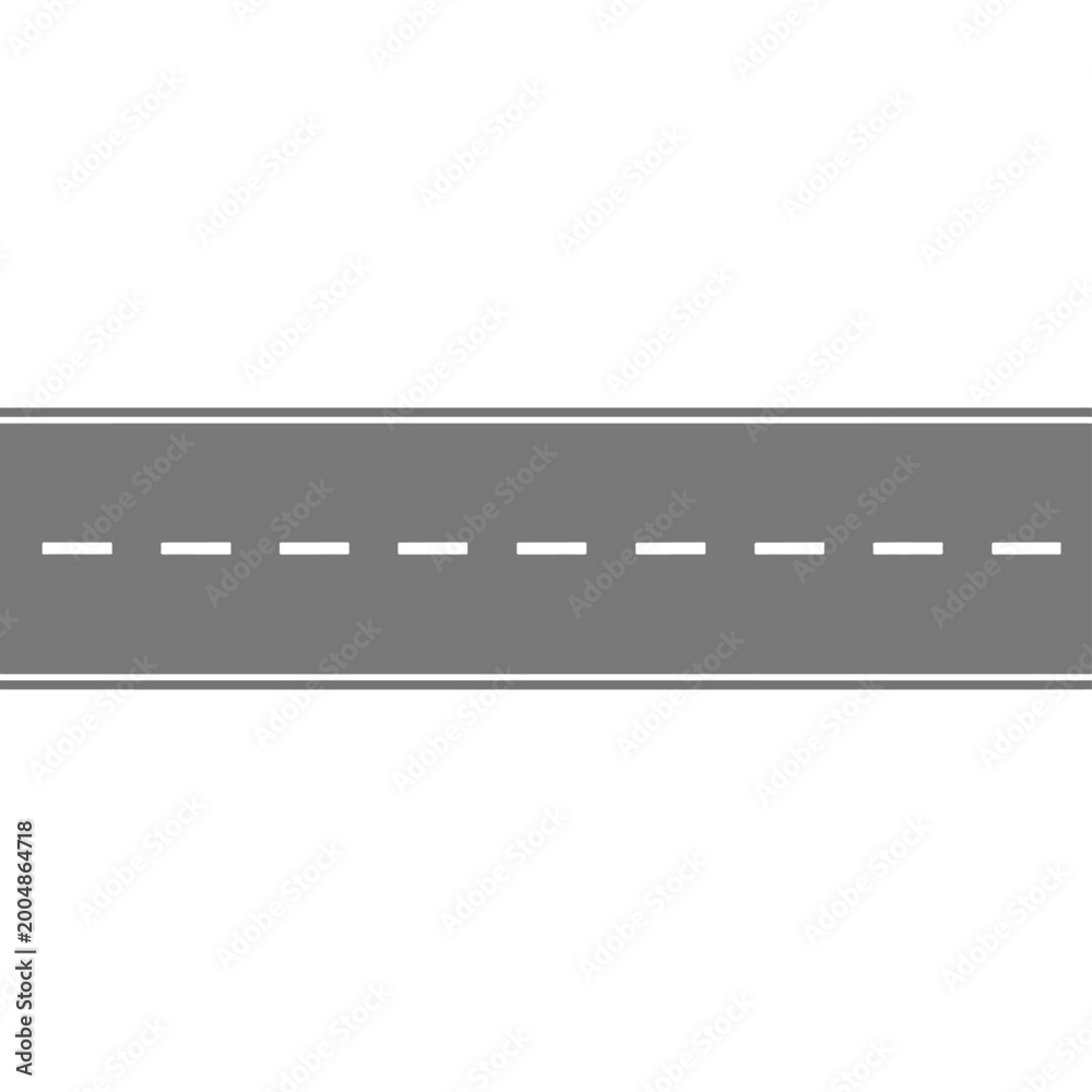 Fototapeta premium Asphalt road lane markings detail.