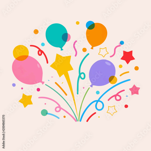 happy birthday balloons