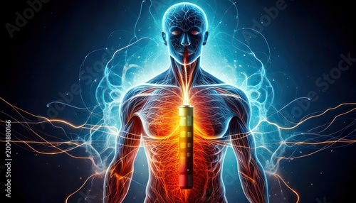 Human Energy Field - A Visual Representation of Inner Power.
