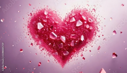 Heart of Rose Quartz - A Symbol of Love and Healing.