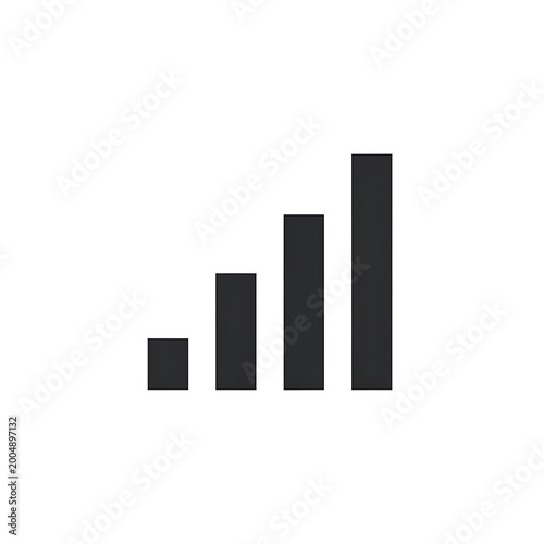 Black bar chart graph icon. Free Download Black bar chart graph icon. - GFXLoad