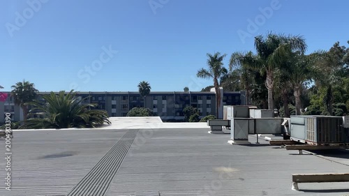 Rooftop View From Hotel in Ventura, California