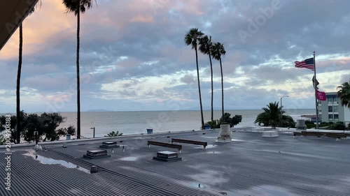 Rooftop View From Hotel in Ventura, California