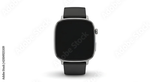 An isolated smartwatch on a white background