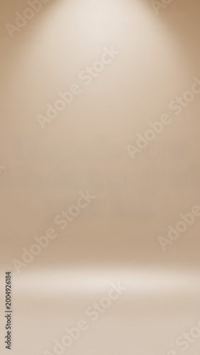 Minimal Beige Studio Wall Background