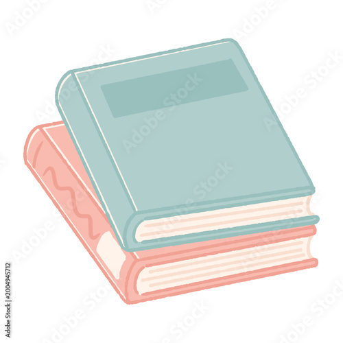 Handdrawn Illustration of  Stack Book