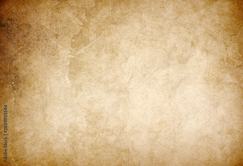 Fototapeta premium Distressed Chinese Vintage Kraft Paper Texture Background