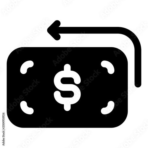 Obraz na plátně Refund icon for return, payment and reimbursement