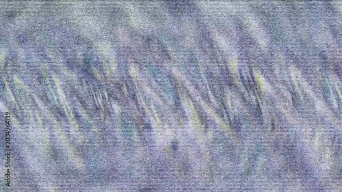 Abstract television signal interference with flickering white noise and distorted vertical glitch patterns. This footage is perfect for vintage horror sequences or digital transition effects.