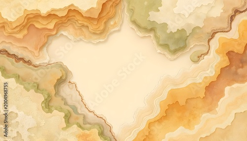 Abstract Earth Tone Terrain Texture Map like Background