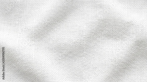 white fabric texture, soft cloth material, clean linen surface, textile weave pattern, light gray shades, subtle fabric folds, bright cotton sheet, wavy cloth details, neutral background texture