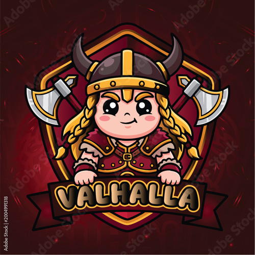 Vector mascot logo design