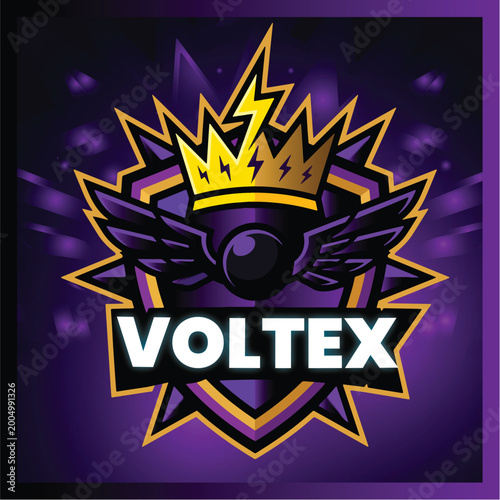 Vector mascot logo design